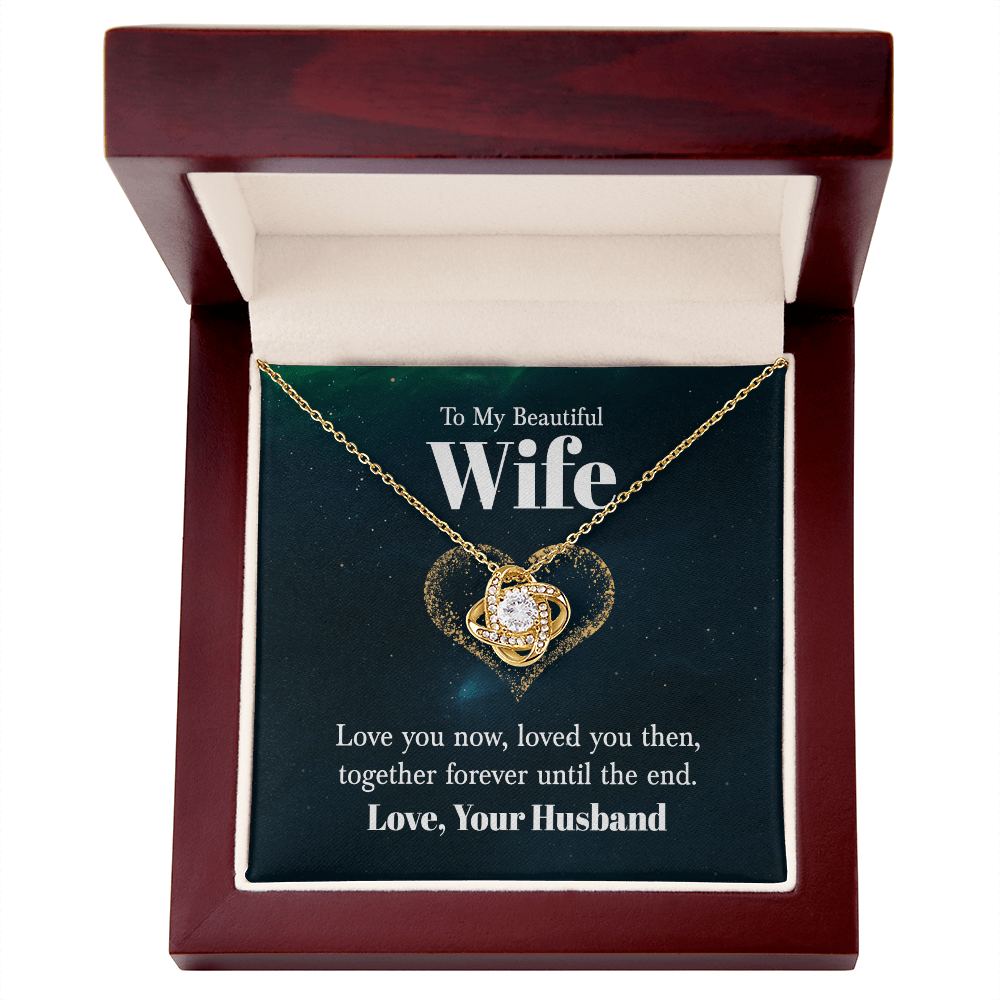 To My Mom - For All The Times - Love Knot Necklace - Avioria