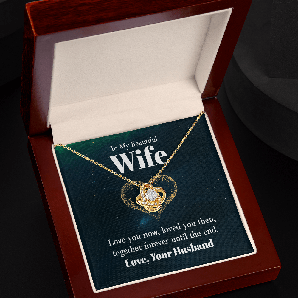 To My Mom - For All The Times - Love Knot Necklace - Avioria